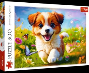 Puzzle 500El Wesoły Piesek Trefl