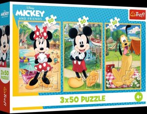 Puzzle 3X50El Myszki Na Wakacjach Trefl