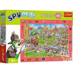 Puzzle 100El Spy Guy Miasto Trefl