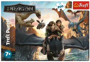 Puzzle 200El Trefl Szczerbatek I Przyjaciele