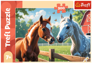 Puzzle 200El Trefl Konie Na Polanie
