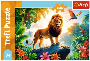 Puzzle 200El Trefl Król Dżungli