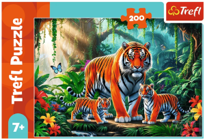 Puzzle 200El Trefl Tygrysie Zwyczaje