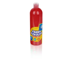Farby Szkolne W Butelce 500 Ml Czerwony Ciemny Astra