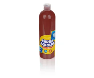 Farby Szkolne W Butelce 500 Ml Brązowy Astra