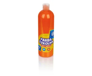 Farby Szkolne W Butelce 500 ml Pomarańczowy Astra