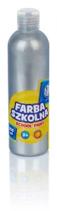 Farby Szkolne W Butelce 250 ml Srebrny Metalic Astra
