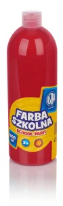 Farby Szkolne W Butelce 1 L Czerwony Astra