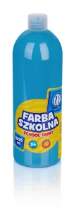 Farby Szkolne W Butelce 1 L Niebieski Astra
