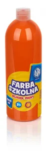 Farby Szkolne W Butelce 1 L Pomarańczowy Astra