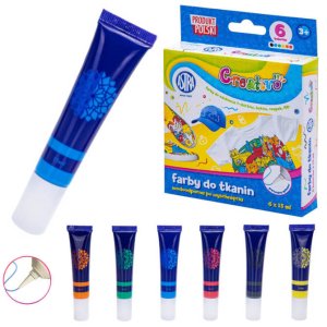 Farby Do Tkanin 6X15 Ml Astra