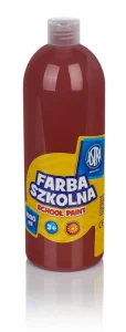 Farby Szkolne W Butelce 1 L Brązowy Astra