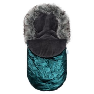 Luksusowy Śpiworek Z Futerkiem New Baby Zielony