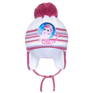 Zimowa Czapka New Baby Lisa Ciemno Różowa 104 (3-4L)