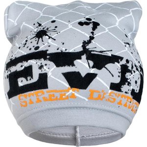 Wiosenna Czapka New Baby Z Napisem Szara 104 (3-4L)