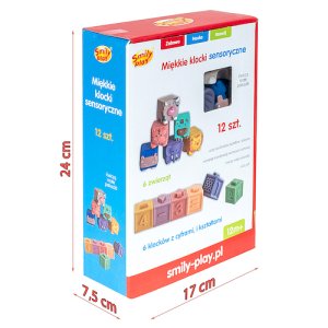 Miękkie Klocki Sensoryczne 12 Szt.8