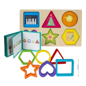 Układanka Drewniana Kształty