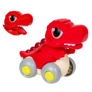 Dinozaur interaktywny z napędem czerwony