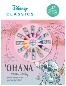 Zestaw Do Kolorowania Z Mini Kredkami Stitch