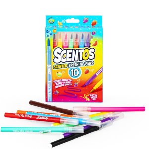 Pachnące Flamastry - Pędzelki 10 Szt.