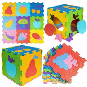 Mata Piankowa Puzzle Owoce Smily Play