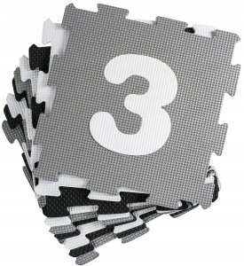 Mata Piankowa Cyfry B&W 1/10 Smily Play