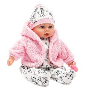 Mówiąca i śpiewająca po polsku lalka Baby Mix Michalinka 46 cm