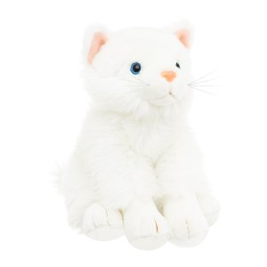 Pluszowy Kot Siedzący Biały Smily Play