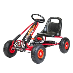 Dziecięcy Gokart na pedały Baby Mix Razor czerwony