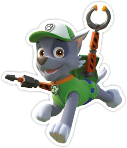 Dekoracja ścienna Psi Patrol - Rocky w akcji 20x24 cm