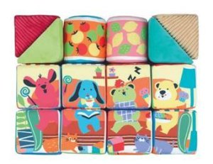 Miękkie klocki edukacyjne 12 elementów