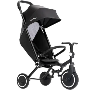 Rowerek z funkcją wózka 3w1 - Premium Wonder MAX - czarny