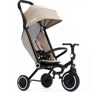 Rowerek z funkcją wózka 3w1 - Premium Wonder MAX - beżowy