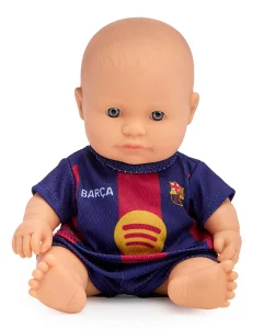 Lalka FC Barcelona chłopiec europejczyk - 21cm