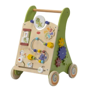 Drewniany edukacyjny chodzik-pchacz 2w1 - Born to Party