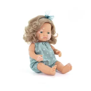 Lalka dziewczynka w ubranku - Europejka 38 cm,Ciemne blond włosy z bielactwem Moi przyjaciele i ja