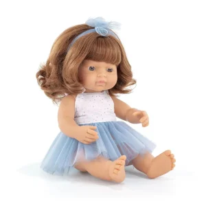 Lalka dziewczynka w ubranku -  Europejka 38 cm, rude włosy, Moi przyjaciele i ja