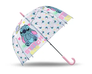 Parasolka manualna przeźroczysta Stitch