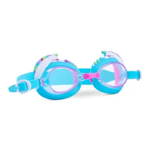 Okulary Do Pływania Dla Dzieci, Uroczy Jednorożec, Turkus, 3+, Aqua2Ude