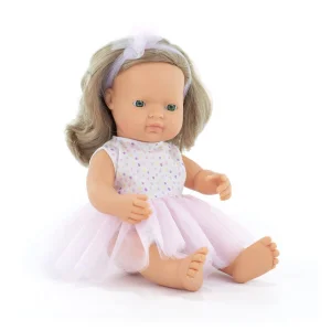 Lalka dziewczynka w ubranku -  Europejka, 38 cm, ciemny blond, Moi przyjaciele i ja