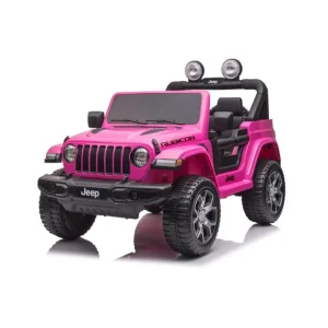 Pojazd na akumulator Baby Mix Jeep Wrangler Rubicon różowy