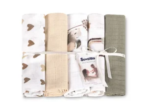 PIELUCHA TETRA 70X80 5-PACK MOUSE BEIGE