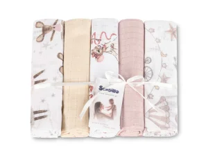 PIELUCHA TETRA 70X80 5-PACK MOUSE PINK
