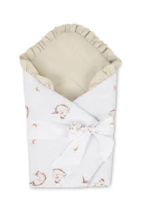 Rożek Bawełna Unicorn Beige 75X75