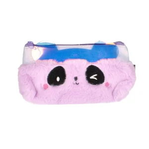 Piórnik Saszetka Pluszowy 1 Zamek Violet Bear Starpak