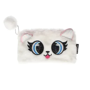 Piórnik Saszetka Pluszowy 1 Zamek Big Eyes White Starpak
