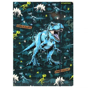 Teczka Z Gumką A4 Dino Glow Starpak