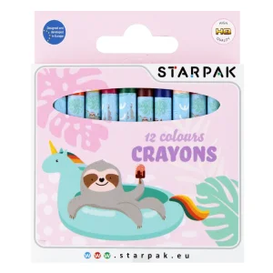 Kredki Woskowe 12 Kolorów Koala Starpak