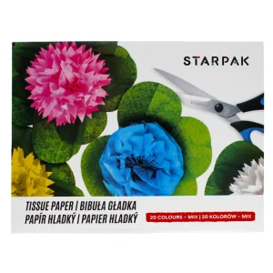 Bibuła Gładka 20 Kolorów W Teczce Starpak
