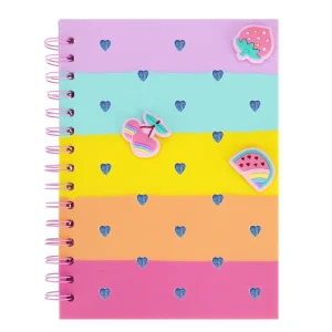 Kołonotes Silikon A5 Gruba Linia Fruits Starpak